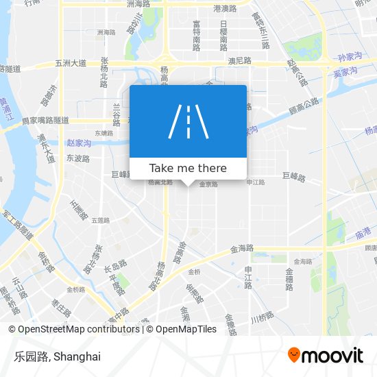 乐园路 map