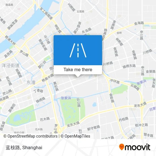 蓝桉路 map