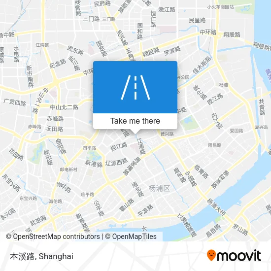 本溪路 map