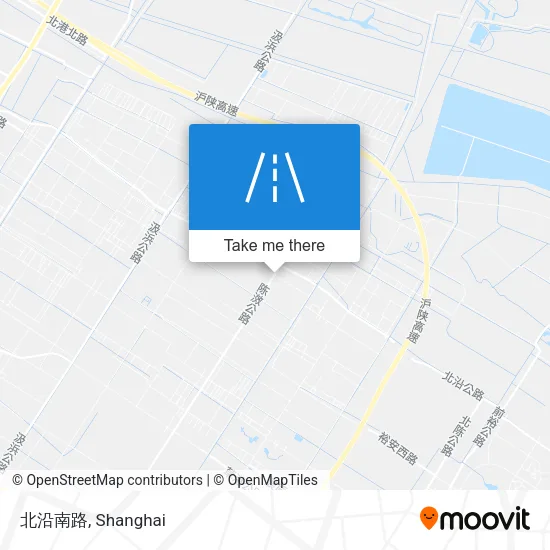 北沿南路 map
