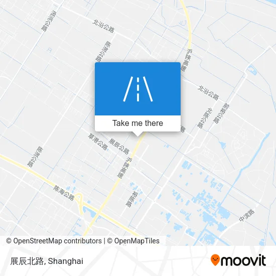 展辰北路 map