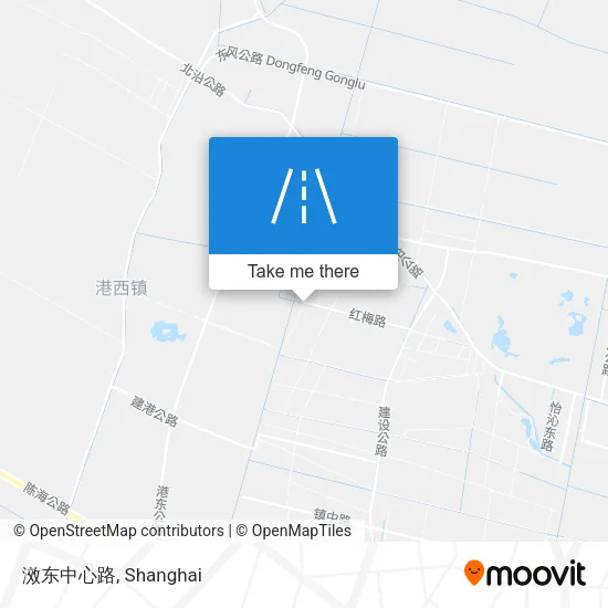 滧东中心路 map