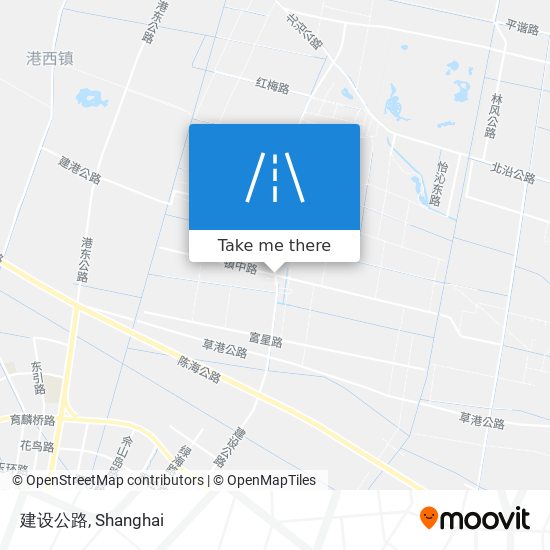 建设公路 map