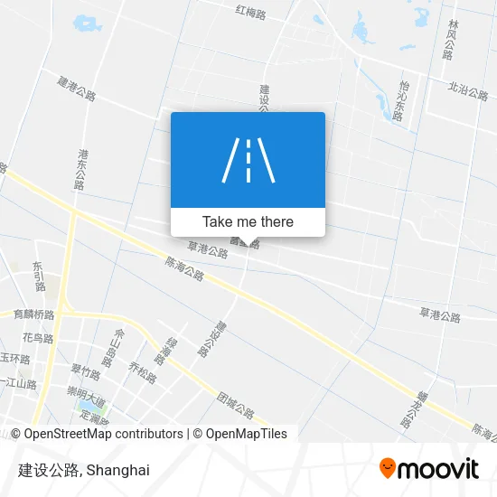 建设公路 map