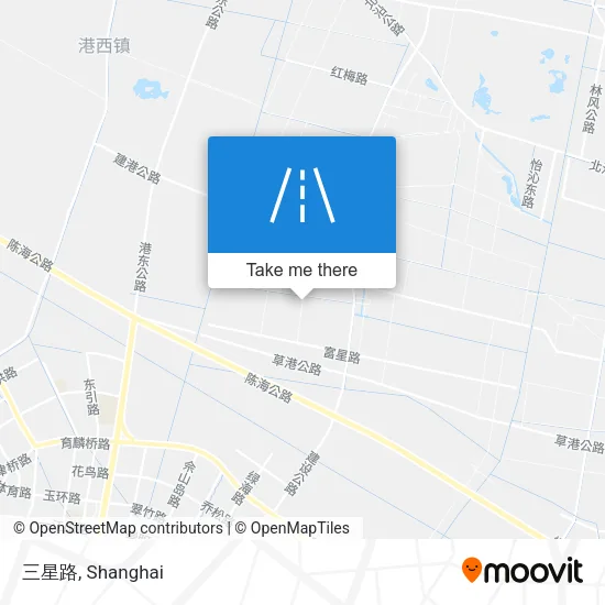 三星路 map