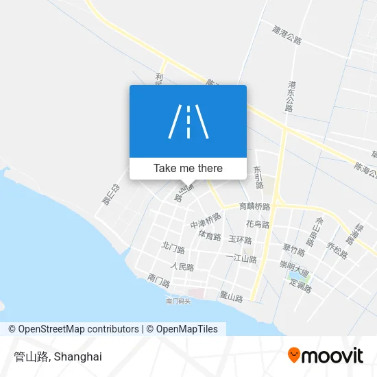 管山路 map