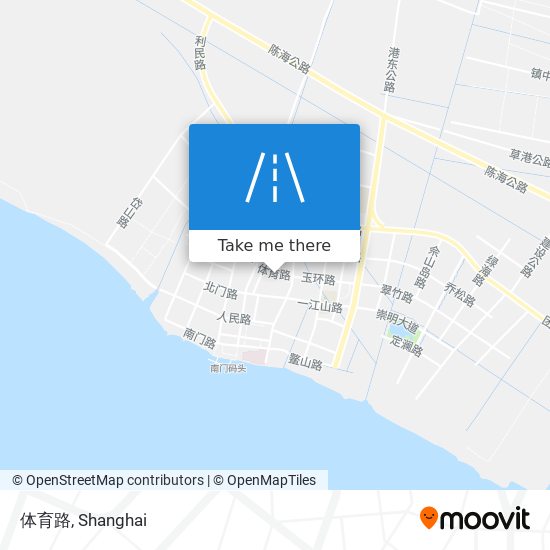 体育路 map