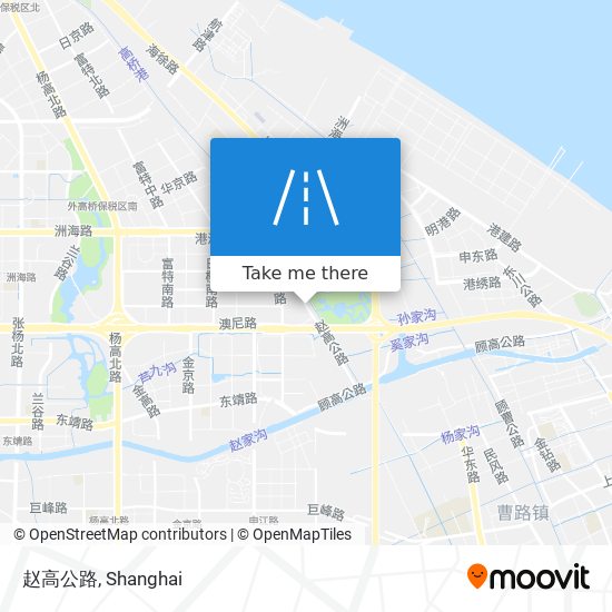 赵高公路 map