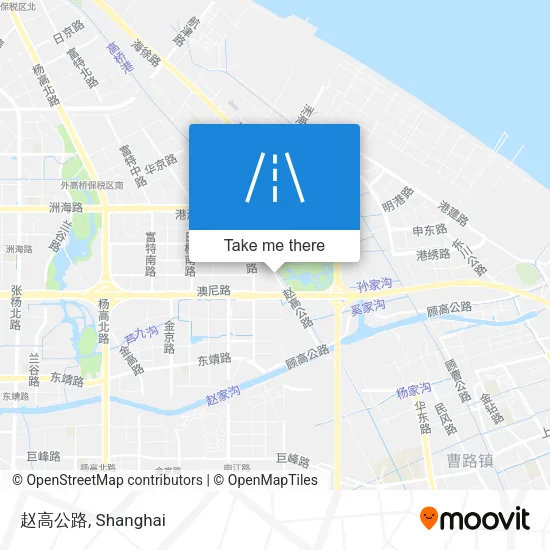 赵高公路 map