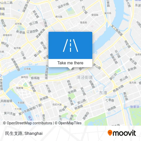 民生支路 map