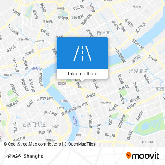 招远路 map