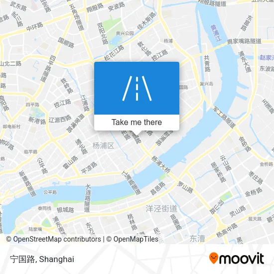 宁国路 map