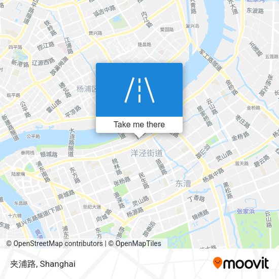 夹浦路 map