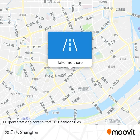 双辽路 map