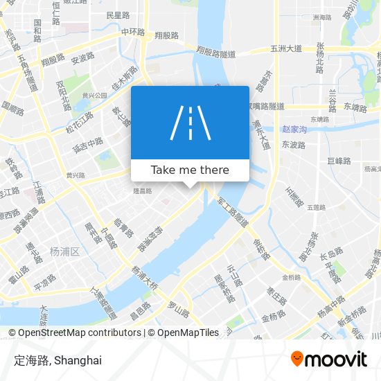 定海路 map