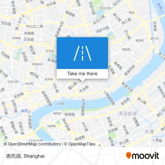惠民路 map