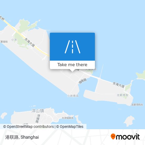 港联路 map