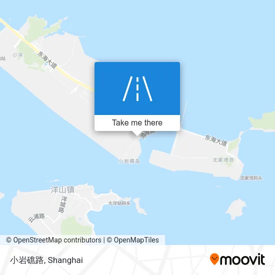 小岩礁路 map