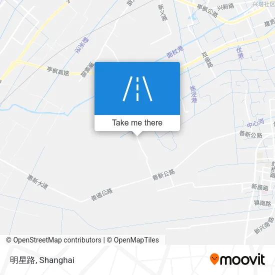 明星路 map