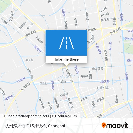 杭州湾大道 G15跨线桥 map