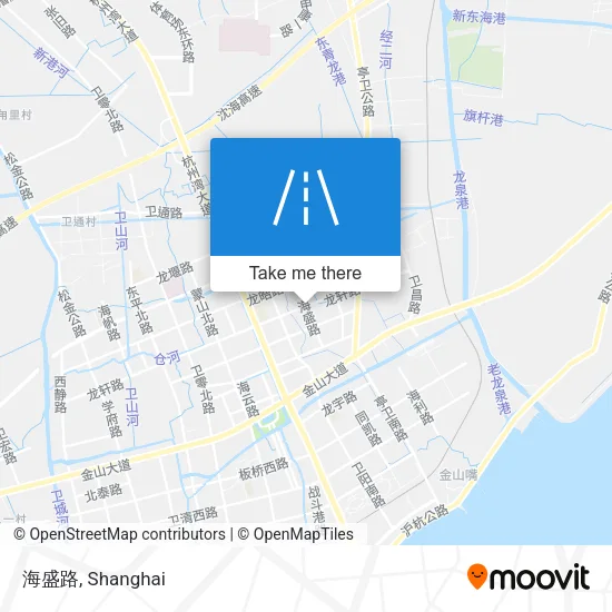 海盛路 map