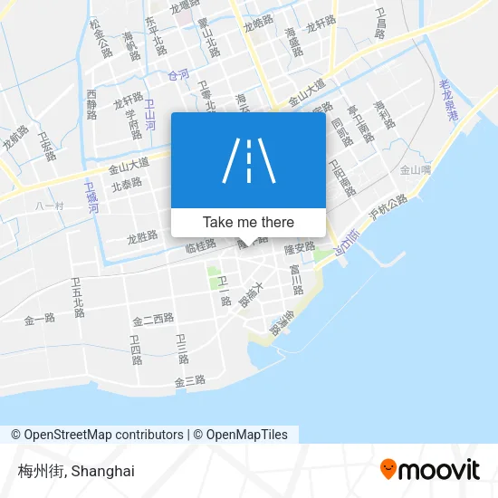 梅州街 map