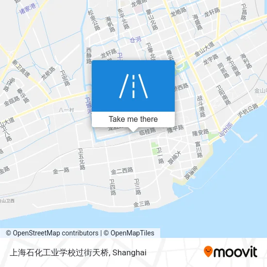上海石化工业学校过街天桥 map