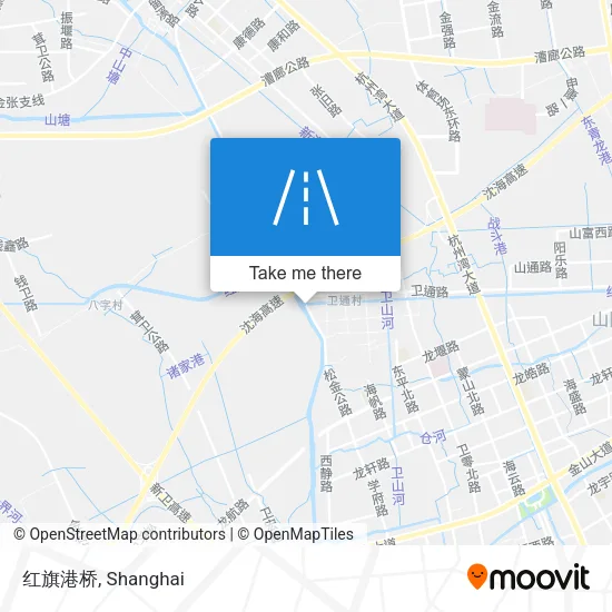 红旗港桥 map