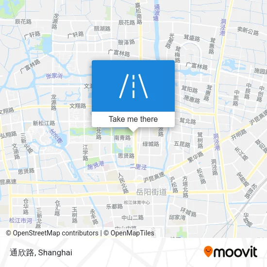 通欣路 map