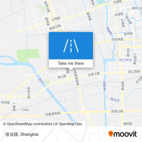 港业路 map