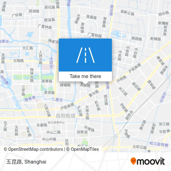 五昆路 map