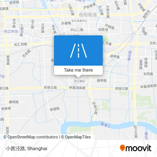 小茜泾路 map