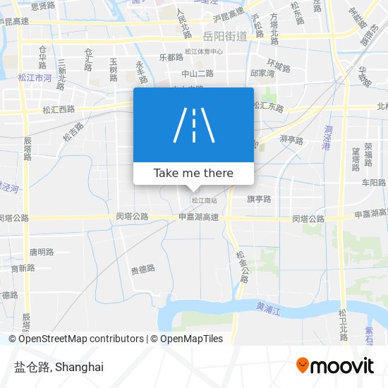 盐仓路 map