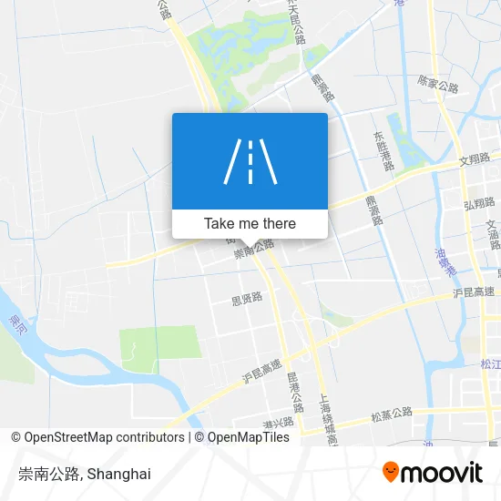 崇南公路 map