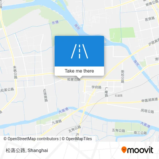 松蒸公路 map