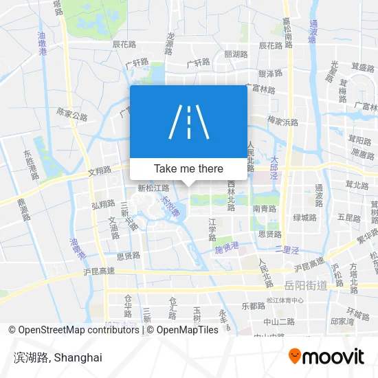 滨湖路 map