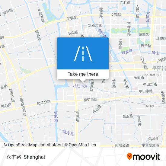 仓丰路 map