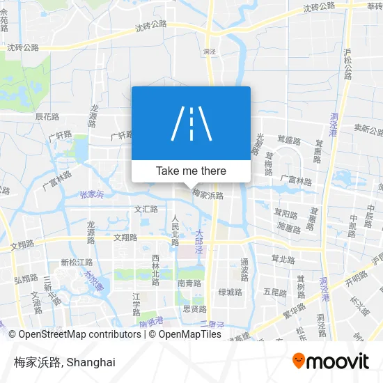 梅家浜路 map