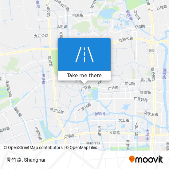 灵竹路 map