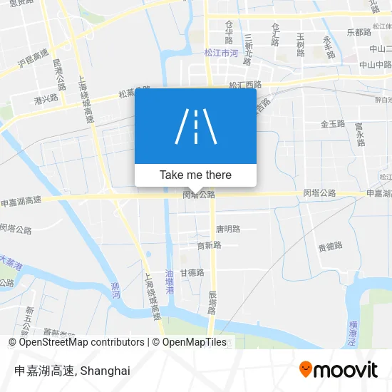 申嘉湖高速 map