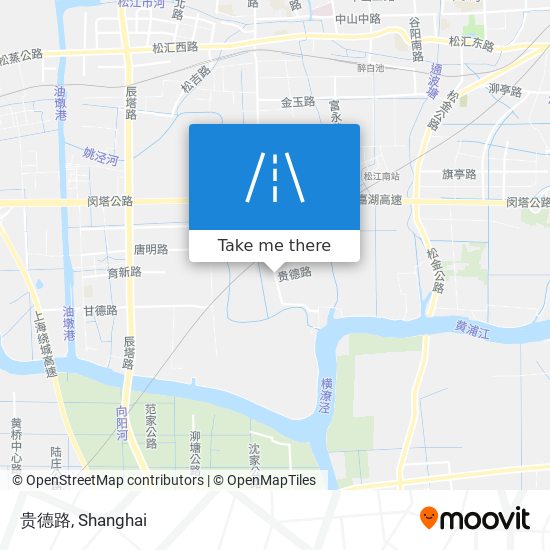 贵德路 map