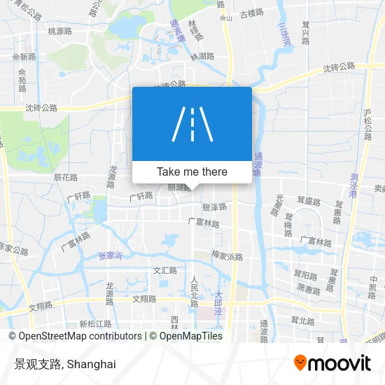 景观支路 map