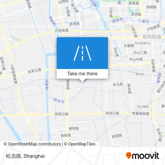 松吉路 map