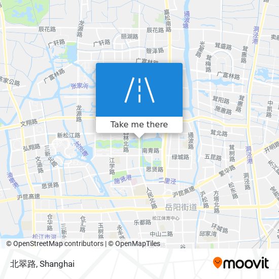 北翠路 map