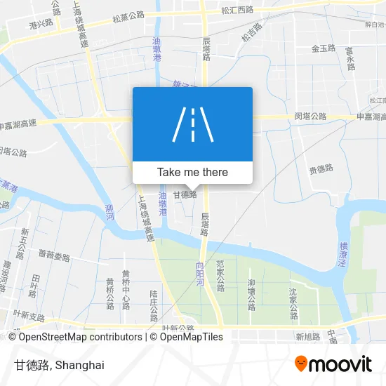甘德路 map