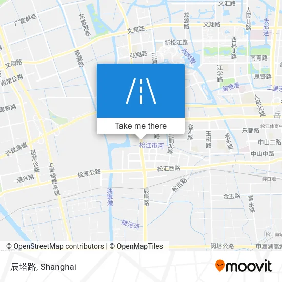 辰塔路 map