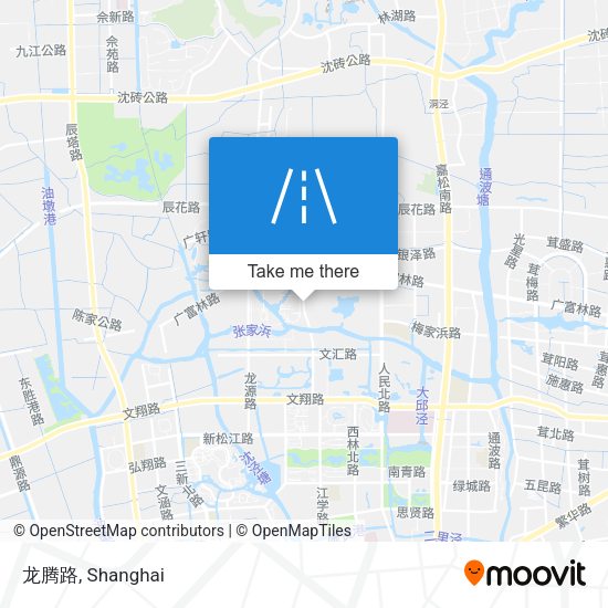 龙腾路 map