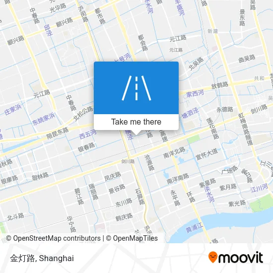 金灯路 map