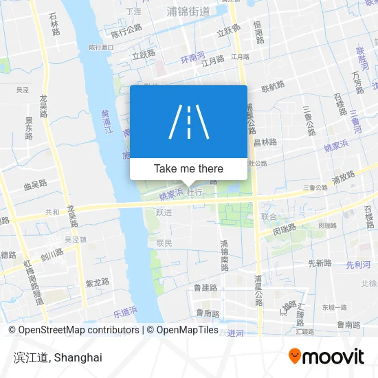 滨江道 map