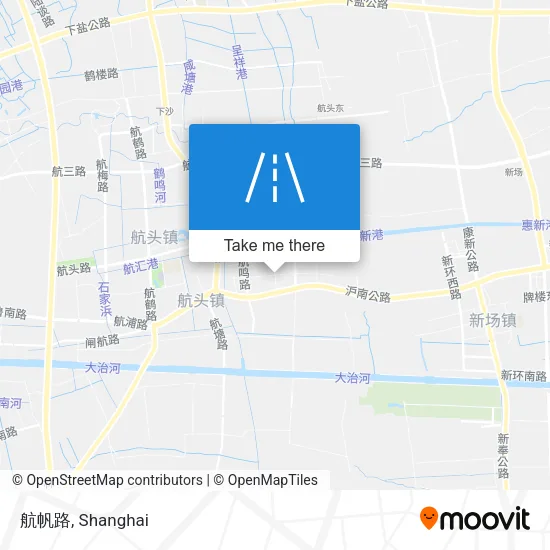 航帆路 map